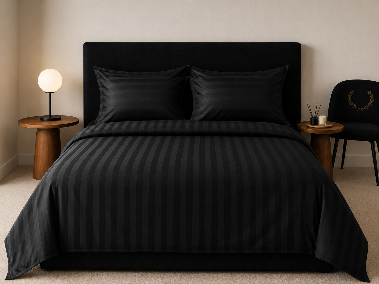 BLACK SATIN